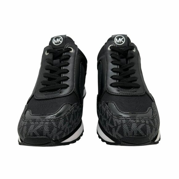 ✨MICHAEL KORS Wilma Trainer Sz 5.5 Womens shoes Casual Sneakers Black 49S1WIFS1D - Picture 3 of 11